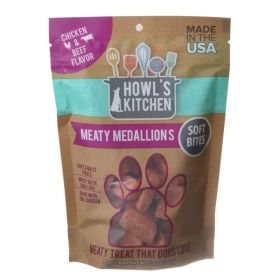 Howl's Kitchen Meaty Medallions Soft Bites  Chicken & Beef Flavor