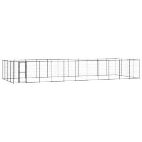 Outdoor Dog Kennel Steel 573.1 ft²