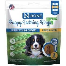 N Bone Puppy Teething Rings Plus Chicken Flavor (Option: 3 count)