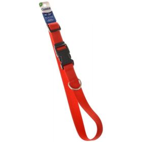 Tuff Collar Nylon Adjustable Collar (Option: Red  18" to 26" Long x 1" Wide)