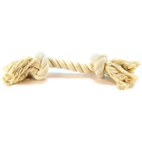 Flossy Chews Rope Bone  White (Option: Large (14" Long))