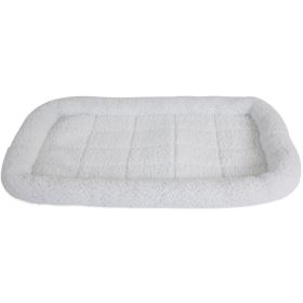 Precision Pet SnooZZy Pet Bed Original Bumper Bed White (Option: Medium (29"L X 18"W))