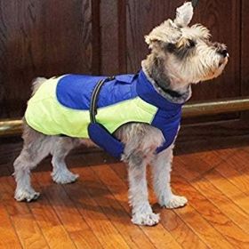 Alpine All-Weather Dog Coat - Blue and Green (Option: X-Small)