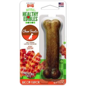 Nylabone Healthy Edibles Wholesome Dog Chews  Bacon Flavor (Option: Regular (1 Pack))