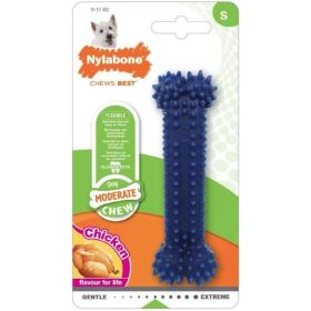 Nylabone Dental Chew Bone  Chicken Flavor (Option: Regular (1 Pack))