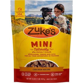 Zukes Mini Naturals Dog Treat  Roasted Chicken Recipe (Option: 1 lb)