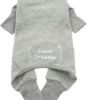 Sweet Dreams Thermal Dog Pajamas - Alloy Gray