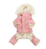 Ruffin It Dog Snowsuit Harness - Pink