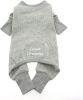 Sweet Dreams Thermal Dog Pajamas - Alloy Gray