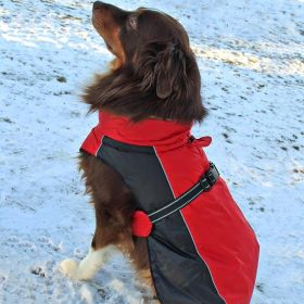 Alpine All-Weather Dog Coat - Red and Black (Option: X-Small)