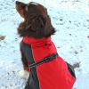 Alpine All-Weather Dog Coat - Red and Black