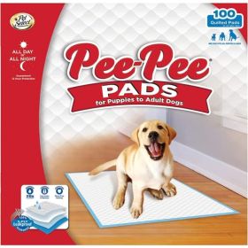 Four Paws Pee Pee Puppy Pads  Standard (Option: 100 count)