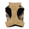 Alpine All-Weather Dog Coat - Beige Plaid