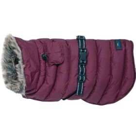 Alpine Extreme Weather Puffer Coat - Burgundy (Option: X-Small)