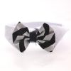 White Collar Bow Tie Set with 4 Interchangeable Bows