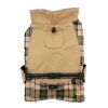 Alpine All-Weather Dog Coat - Beige Plaid