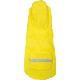 Packable Raincoat - Yellow (Option: X-Large)